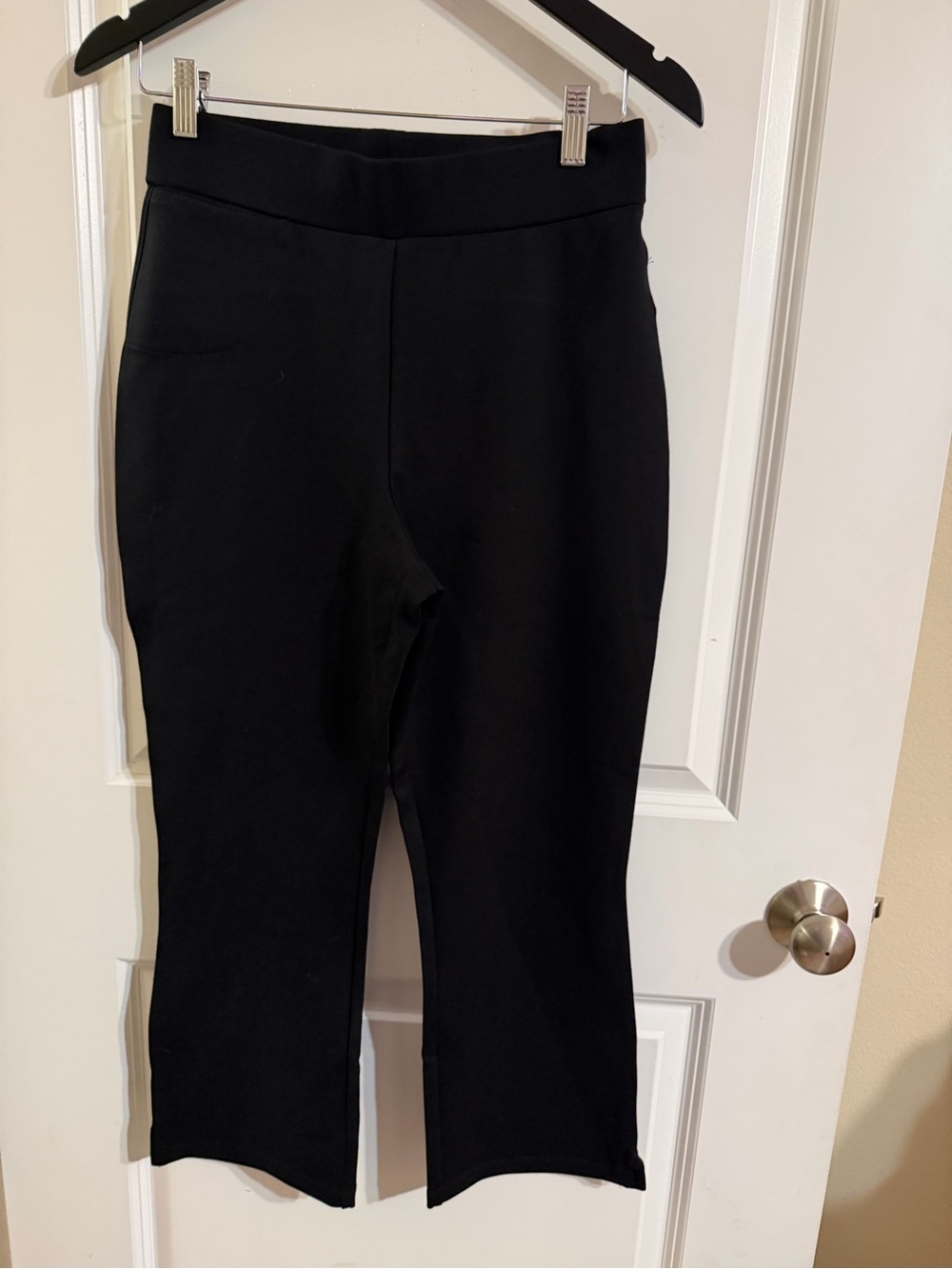 Quince women's Black Stretch Ponte Pants